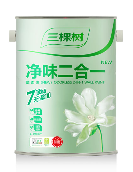 （NEW）净味二合一墙面漆51L